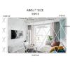 Acrylic Diamond Mirror Wall Sticker - Image 7