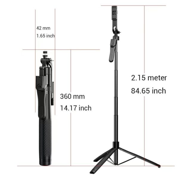 7ft Tripod Selfie Stick - Image 3