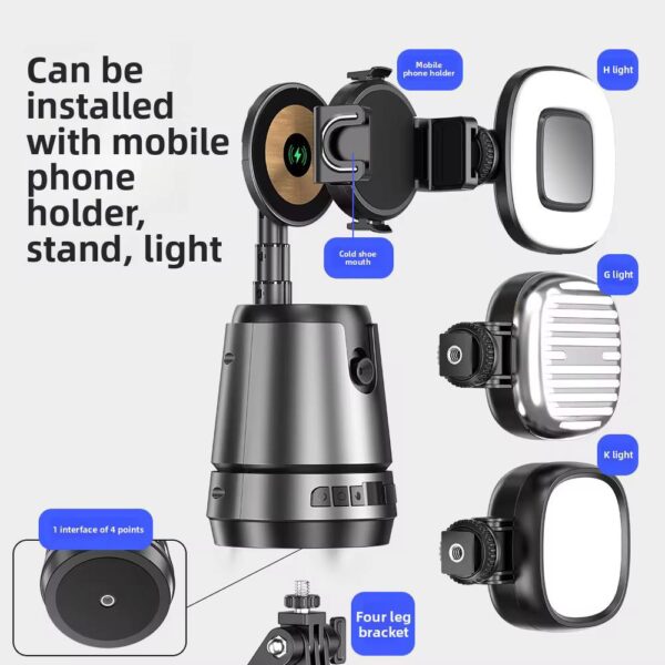 Portable Ai Face Tracker (Allows Phone Charging) - Image 4